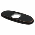 thumbnail image 2 of Laguna Brass Bathroom Vessel Vanity Sink Faucet 4'' Hole Cover Deck Plate, 2 of 3