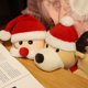 thumbnail image 5 of Muñeco de mano de alce con boca que se puede abrir, muñeco de tela, juguete de peluche, regalo de Navidad para padres e hijos BRILLAR Rojo Verde, 5 of 5