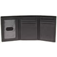 thumbnail image 2 of Luciano Natazzi Men's Nappa Leather RFID Blocking Slim Trifold Wallet Black, 2 of 5