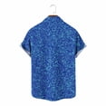 thumbnail image 6 of Titcea Hawaiian Shirts Men Short Sleeve Lapel Stylish Palm Tree Print Shirt Loose Comfort Summer Beach Vacation Tops, M-3XL, 6 of 8