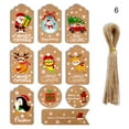 thumbnail image 2 of 1 Set Christmas Themed Gift Tags Foldable Paper Present Wrapping Gift Labels for Gifts, 2 of 9
