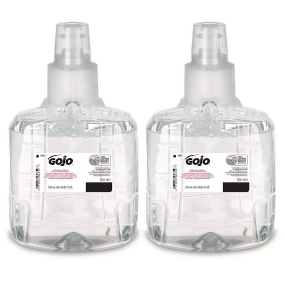 GOJO Clear & Mild Foam Handwash Refill Fragrance-Free 1200mL Refill 2/Carton 191102CT