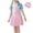 Pink-1, variant on Virmaxy 2-11Y Girls Summer Solid Color One-piece Swimwear Kids Colorblocking Sunscreen Quick-dry Princess Dress Tankini Surfing Suit for Pool Party Vacation Navy-1 3 Years