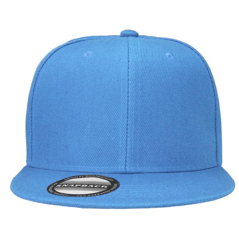 2-pack Classic Snapback Hat Cap Hip Hop Style Flat Bill  display picture 3
