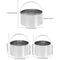 thumbnail image 4 of Biscuit Cutter Set (3 Pieces/Set),Stainless Steel Round Cookies Cutter with Handle,Professional Baking Dough Tools,Gift Package, 4 of 9