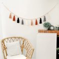 thumbnail image 4 of de Cuentas de Madera con Flecos, DecoracióN Colgante de Pared con Flecos Boho para Dormitorio, GuarderíA, Baby Shower, DecoracióN de HabitacióN de NiñAs, 4 of 6