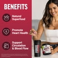 thumbnail image 4 of Force Factor Total Beets Organic Beet Root Powder, Beetroot Supplement for Circulation & Blood Flow, USDA-Certified Organic, Unflavored, 60 Servings, 4 of 10