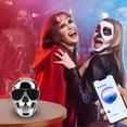 thumbnail image 5 of Altavoces Bluetooth Inalámbricos, Esqueleto Cráneo Portátil Bluetooth 4.0 Altavoz Inalámbrico 15W con Radio Fm Recargable 1200Mah, Decoración de Halloween Esqueleto, 5 of 5