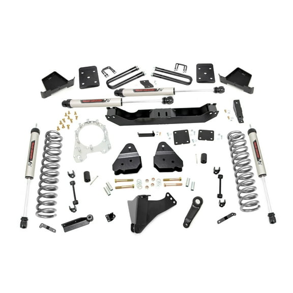 Rough Country 4.5" Lift Kit w/V2 Shocks for 2017-2022 Ford Super Duty - 50670