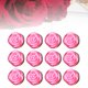 thumbnail image 3 of 12 velas sin humo de flores rosas, 2 horas, velas flotantes quemables, velas de decoración para fiestas de cumpleaños, bodas, recepciones de bodas, baby shower (rosa), 3 of 7