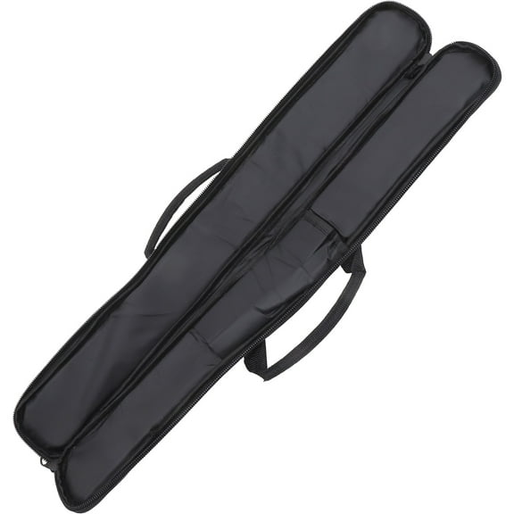 KAKOWELY 1Pcs Protective Flute Bag for Clarinet and Flute Players in Black with Simple Design