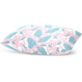 thumbnail image 4 of Unicorn Head Stars On Pink Velvet Oblong Lumbar Plush Throw Pillow Cover/Shams Cushion Case 20x26in Decorative Invisible Zipper Design for Couch Sofa Pillowcase Only, 4 of 7