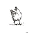 thumbnail image 3 of House Fenway 12x14 Black Modern Framed Museum Art Print Titled - Farmhouse Chicken, 3 of 5