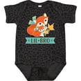 thumbnail image 3 of Inktastic Little Brother Woodland Fox Lil Bro Boys Baby Bodysuit, 3 of 5
