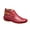 Red, variant on Fashion Autumn Winter Women'S Ankle Boots Round toe Low Wedge Heel Boots Casual Shoes