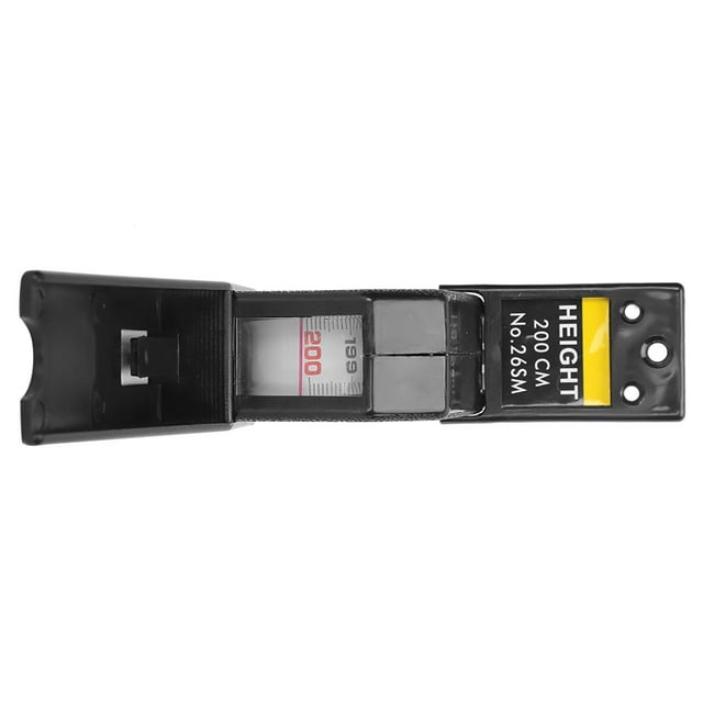 Height Stature Meter, Retractable Measuring Tape Ruler, Metal Stature Meter, 2M Stature Meter for Home Use