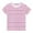 Pinks, variant on Girls Short Sleeve T-Shirts, Striped Print Tee Shirts, Toddler Kids Cotton Lightweight Casual Loose Blouse Tunic Tops Black 5-6T