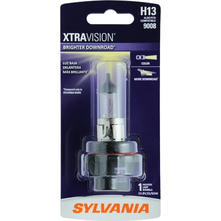 SYLVANIA H13 XtraVision Halogen Headlight Bulb, Pack of (Best H13 Led Bulb)