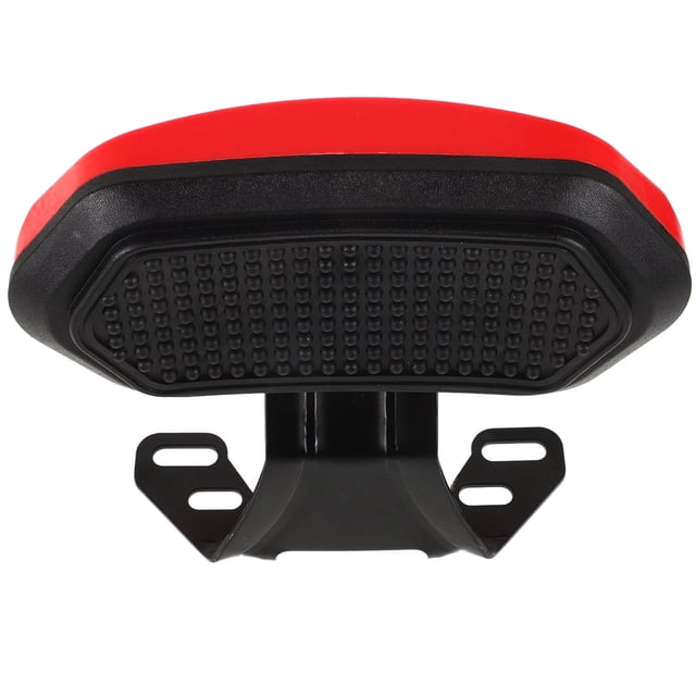 HEALEEP 1Pack Motorcycle Seat Backrest Cushion Metal Plastic Red Adjustable for Motorcycle Riders
