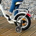 thumbnail image 4 of SHINYPASING 1 Set Wheels Flash Mute Wheel Black For Bicycle Flashing Stabilisers For Kids, 4 of 8