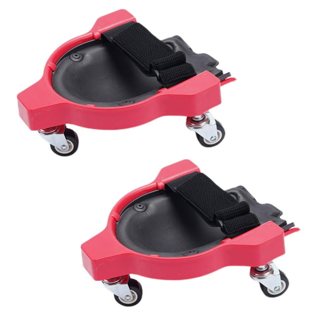 Heavy Duty Knee Pads with 360 Swivel Casters and Gel Cushion Support for Floor Work and Tasks 2PCS