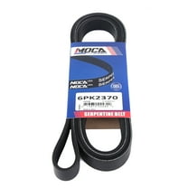 MOCA AUTOPARTS 6PK2370 Serpentine Belt Fit for 2008-2014 Cadillac Escalade 6.2L & 2007-2009 Chevrolet Avalanche 6.0L & 2007-2014 Silverado 2500 HD 6.0L & 2017-2019 Jaguar XE 3.0L