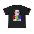 thumbnail image 3 of Proud LGBT TShirt Love is Love Tee Rainbow Gay Lesbian Pride Plus Size Shirts for Women, 3 of 8