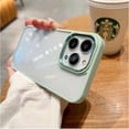 thumbnail image 5 of CASELIX Clear Case for iPhone 12 Pro Matcha Green Metallic, Military Grade Protection, Crystal Clear Compatible with iPhone 12 Pro Protective Case 6.1 inch, Match Green, 5 of 7