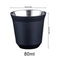 thumbnail image 2 of Stainless Steel Espresso Cupsdouble Wall Insulated Cups Demitasse Cups, 2 of 4