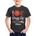 thumbnail image 4 of T Shirts for Boys Back To School Letter Print Crew Neck Short Sleeve Breathable Tee Boys School Uniform Size 3-4 Years, 4 of 4