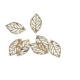 thumbnail image 5 of 100pcs Craft Supplies Leaf Charm Colgante para , Accesorios de Fabricación para DIY - oro and rosa, 23mm BLESIY Collar pendiente, 5 of 5