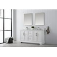 thumbnail image 2 of Vanity Art 60 Inch Double Sink Bathroom Vanity with Ceramic Sink and Engineered Marble Top, Without Mirror, 2 of 5
