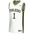 thumbnail image 2 of Unisex GameDay Greats #1 White Toledo Rockets Lightweight Basketball Jersey, 2 of 4