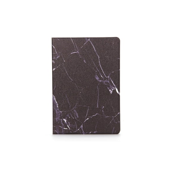 Marble Pattern Case for Apple 10.2-inch iPad (9th/8th/7th Gen - 2021 2020 2018) - TECH CIRCLE Slim Thin Lightweight Case with (Adjustable Stand) Protective Flip Folio Cute Cover (Purple Black Marble)
