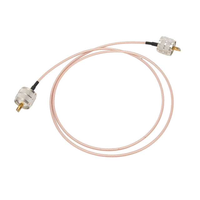 Digital Jumper Cable, Practical Resistant To High Temperature Stable PL-259 Low Loss Coaxial Jumper Cable Durable Easy To Use For PL259 Connector Antennas