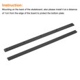 thumbnail image 4 of Unique Bargains Skateboard Rails Skateboard Ribs Protector Longboard Protection Collision Guard Black 2 Pack, 4 of 6