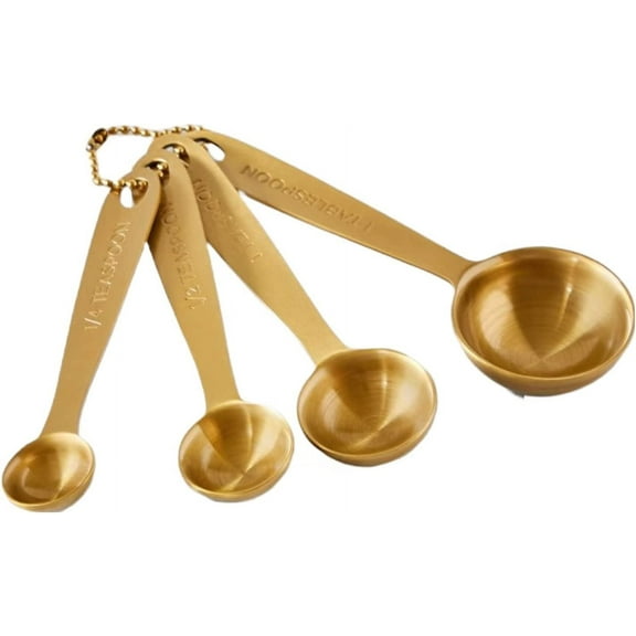 Gold Brush Measuring Spoons