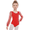 Dark Red, variant on Gymnastics Leotards for Girls Mesh Puffy Lantern Long Sleeve Ballet Dance Outfit, 3-12Y