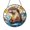 Acrylic 3.5 Inch, variant on Vibrant Otter Stained Glass Suncatcher, Circular Window or Wall Decor, Nature Inspired Home Accent, Ideal Gift for Wildlife Fans