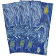 thumbnail image 2 of GZHJMY Dishcloth, Kitchen Towel, Kitchen Gifts for Restaurant, Kitchen, Party, Glowing Moon and Starry Oil Painting, 2 of 7