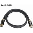thumbnail image 4 of 4K HDMI Cable 2M - Professional HDMI 2.0 Cable in Braided Nylon Ultra HD 2160p 4K 3D Full HD, 4 of 5