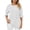 White, variant on Black S WIZUTIZ Going Out Tops for Women Sales Plus Size Tunics Casual Tee Short Sleeve Loose Fit Round Neck Tshirts Athletic Solid Oversize Tops Cotton Linen Linen Blouse Elegant Ladies Ts