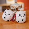 thumbnail image 4 of LLavero de taza de té de Anime de burbujas Kawaii, juguete de peluche suave, muñeca Boba de peluche, mochila encantadora, decoración, el mejor regalo para niñas y niños, 10cm, 4 of 5