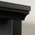 thumbnail image 4 of Pemberly Row Traditional Engineered Wood 5-Shelves Bookcase in Estate Black, 4 of 8