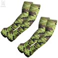 thumbnail image 2 of Gustave 2 Pairs Cooling Arm Sleeves for Men Women, UV Sun Protection Camouflage Arm Sleeves Covers with Thumb Hole for Outdoor Sports Basketball Driving Cycling Golf Fishing, 2 of 7