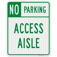 thumbnail image 1 of Hawaii Handicap Parking Sign, No Parking Access Aisle, 24x30 Reflective Aluminum EGP, 1 of 1