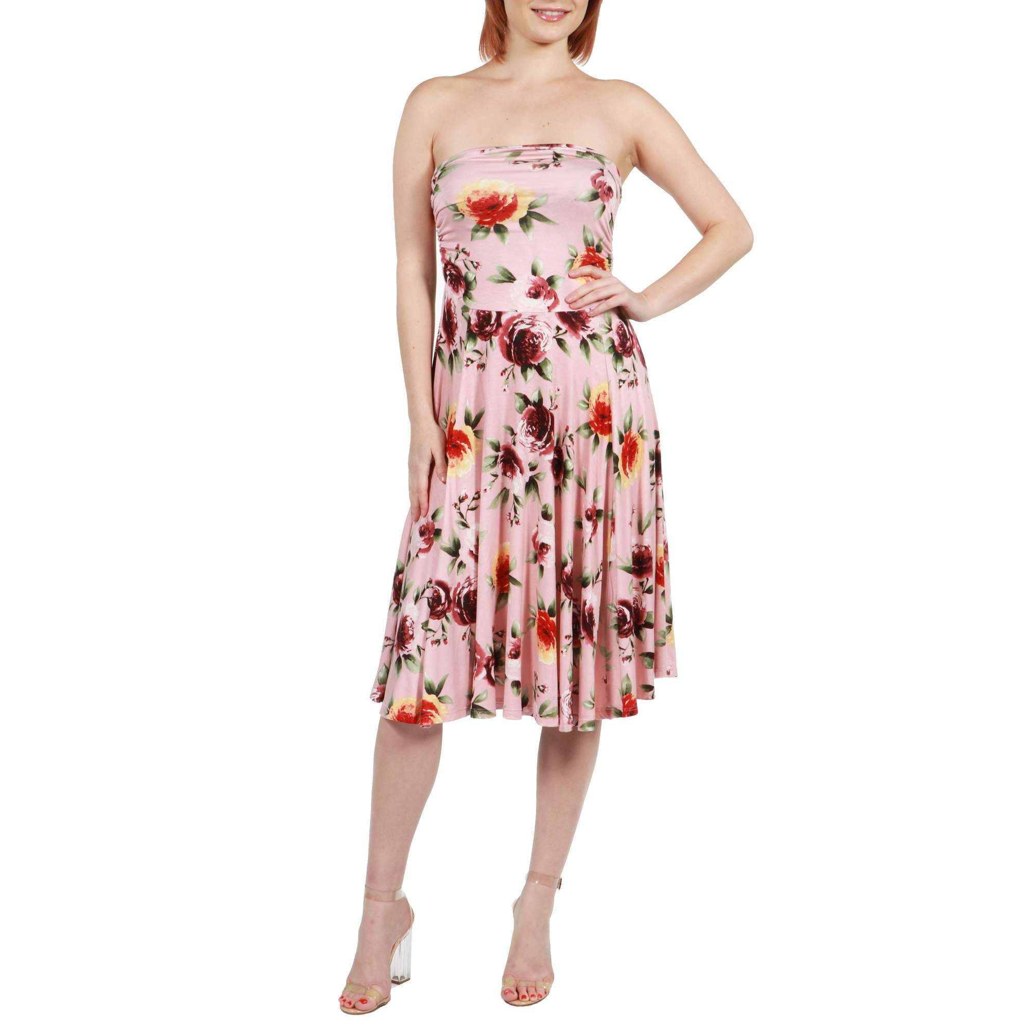 walmart strapless dresses