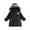 Black, variant on Dezsed Winter Jacket for Kids Boys Cute Fashion Letter Print Hoodie Keep Warm Cotton Thick Coat Outwear Boy Clothes Overcoat 5-10Years