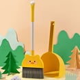 thumbnail image 4 of Naiovety Juego de limpieza para niños, divertido juego de limpieza para pequeños ayudantes, 2 piezas, escoba con patrón de rana de dibujos Suministros de limpieza para el hogar B, 4 of 6