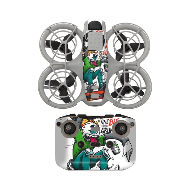 NE-TZ870 Cool Sticker Set For DJI NEO Sticker PCV Cool Skin Remote Drone Safeguard Waterproof Anti-dirty Anti-scratch 200*140mm